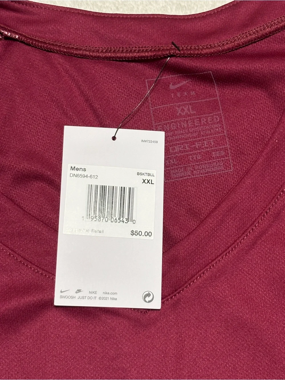 Nike sleeveless basketball